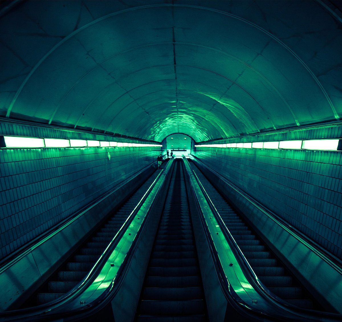 Onlineshop Weiterentwicklung (eine grüne Treppe)